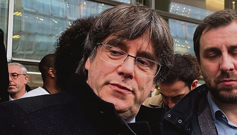 Puigdemont und seine Mitstreiter sollen persönlich haften. Foto: EFE