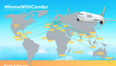 Condor brachte als Teil der Luftbrücke des Auswärtigen Amts Tausende deutsche Urlauber aus aller Welt nach Hause. Foto: condor