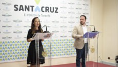 Bürgermeisterin Patricia Hernández kündigte das durch die Corona-Krise geänderte Programm an. Foto: Ayuntamiento de Santa Cruz de Tenerife