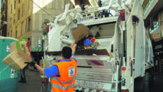 Die Müllabfuhr hat dieser Tage weniger zu tun. Foto: Ayuntamiento de Santa Cruz
