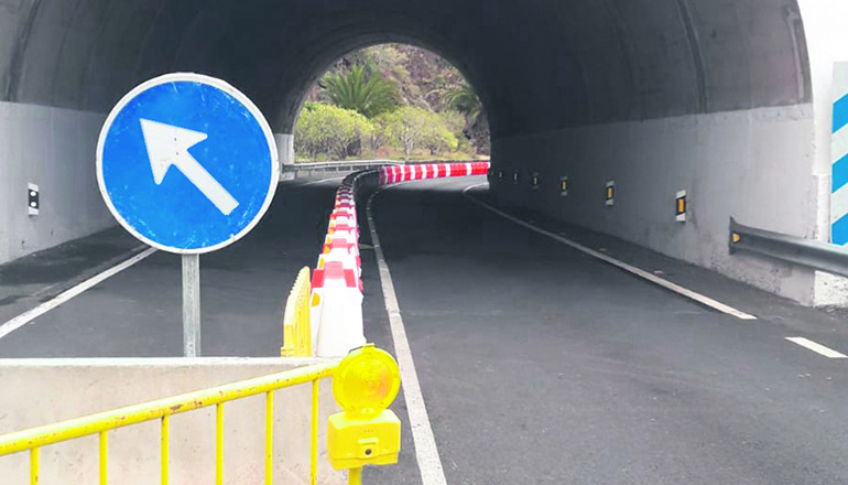 In Fahrtrichtung Icod ist die Straße einspurig wieder offen. Foto: Cabildo de Tenerife