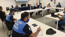 Der Stadtrat besprach die neuen Maßnahmen mit Vertretern der Polizei. Foto: Ayuntamiento de las palmas de gran canaria