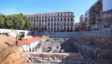 Ausgrabungen bei der Plaza de la Merced Foto: Ayuntamiento de Málaga
