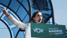 Rocío Monasterio tritt für die rechtspopulistische VOX in Madrid an. Foto: EFE
