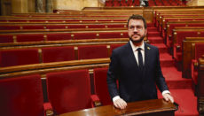 Pere Aragonès von der Republikanischen Linken ERC wurde zum neuen Präsidenten Kataloniens gewählt. Foto: EFE