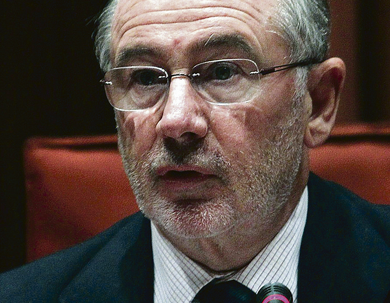 Rodrigo Rato, ehemaliger Wirtschaftsminister unter Aznár und Ex-Präsident von Bankia Foto: EFE