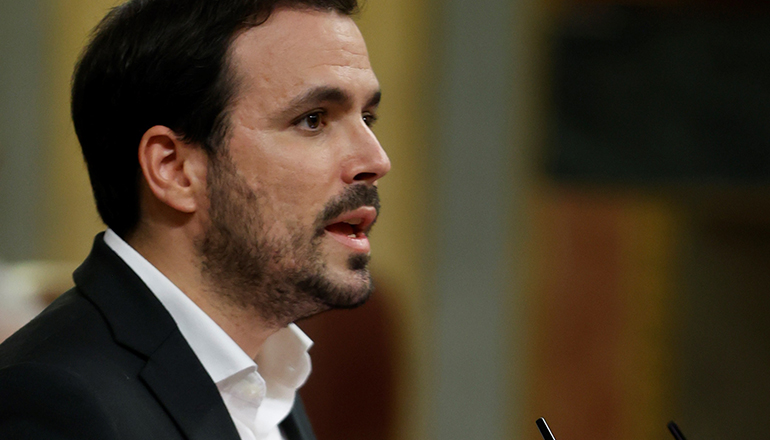 Verbraucherschutzminister Alberto Garzón Foto: EFE