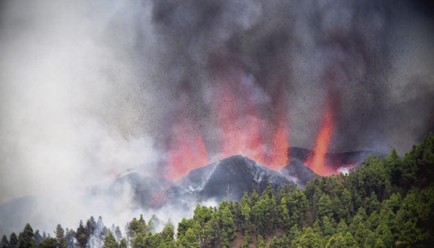 Am 19. September begann der Vulkanausbruch. Foto: efe