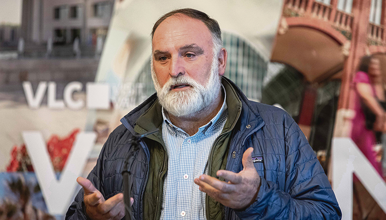 Chef José Andrés (Archivbild) wurde zum Co-Vorsitzenden des US-Präsidentenrats für Sport, Fitness und Ernährung ernannt. Foto: EFE