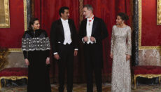 König Felipe und Königin Letizia empfingen Emir Tamim bin Hamad Al Thani und seine Frau Jawaher bint Hamad bin Suhaim Al Thani im Königspalast. Foto: EFE